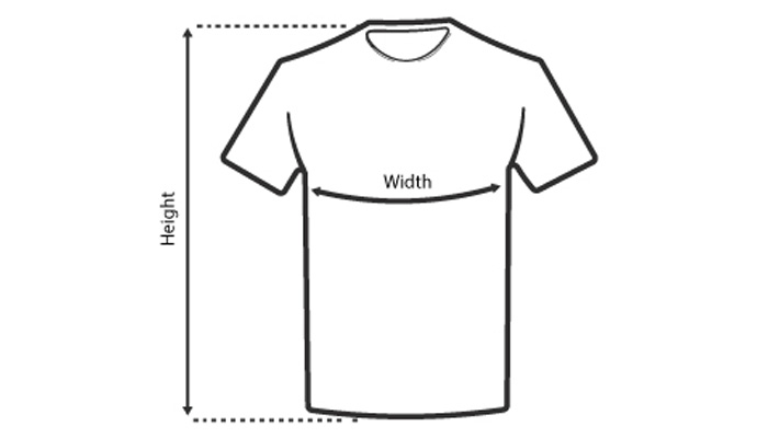 cotton tshirt measurement